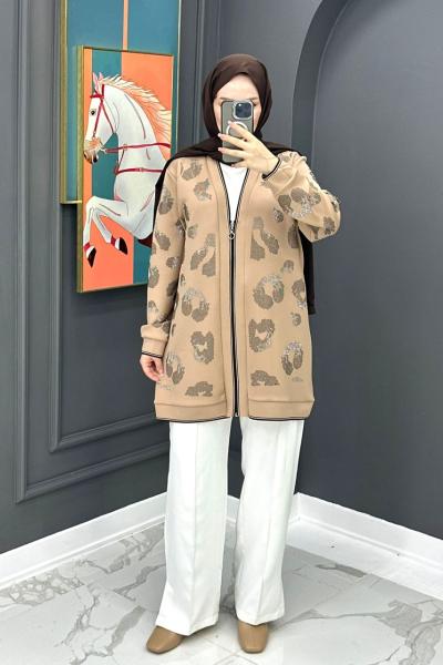 Işıltılı Hırka - Vizon