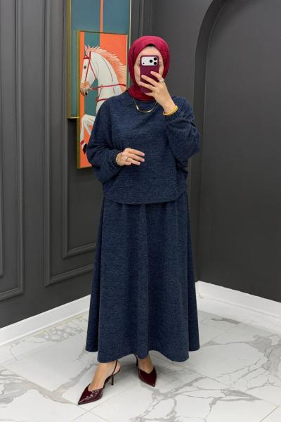 Leman Etekli Takım - Lacivert