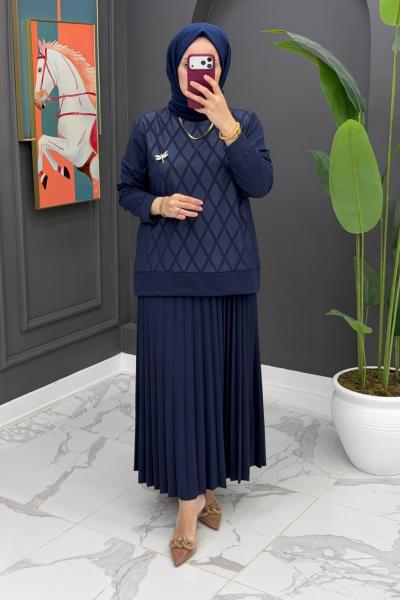 Melda Etekli Takım - Lacivert