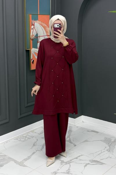 Feyza Takım - Bordo