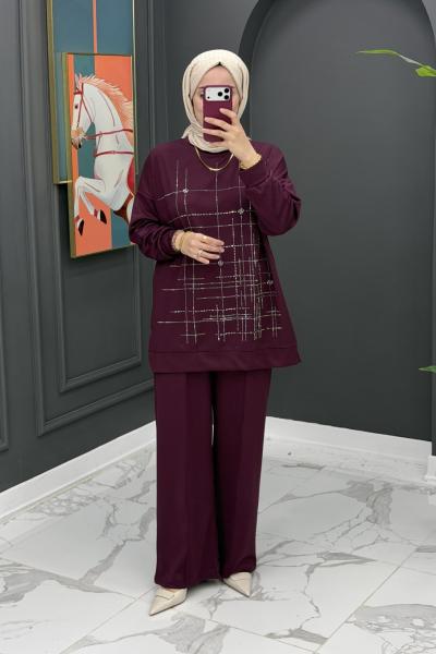 Meltem Takım - bordo