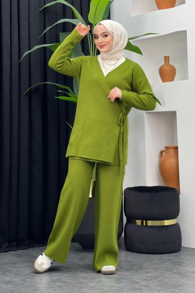 Işıl Triko Pantolonlu Takım