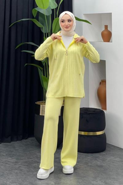 Taşlı Pantolonlu Takım