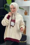 Kapşonlu Ayıcıklı Sweat