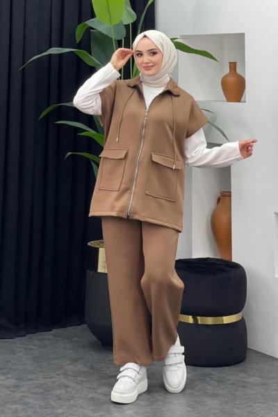 Oscar Pantolonlu Yelekli Takım