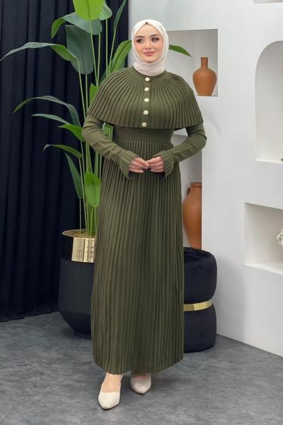 Kelebek Pelerinli Elbise