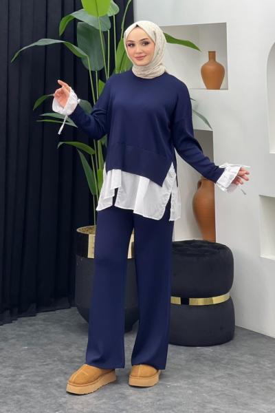 Truva Merserize Gömlek Takım