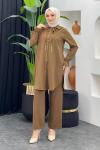 Çağla Pantolonlu Takım