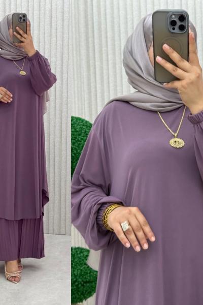 Suzan Piliseli Pantolonlu Takım