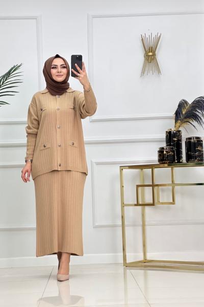 AYBÜKE ETEKLİ TAKIM-CAMEL