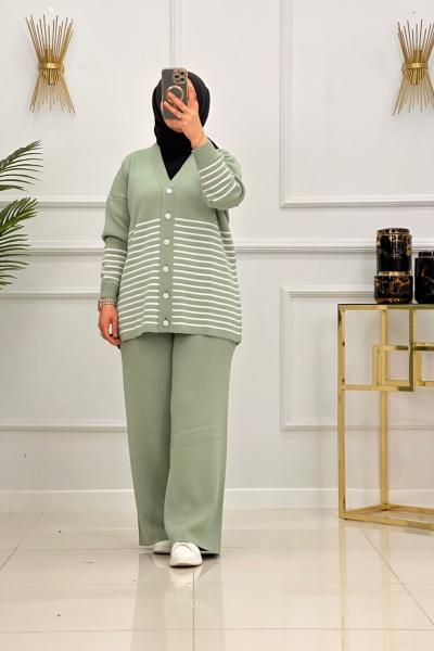 BELGİN TRİKO TAKIM-MİNT YEŞİLİ