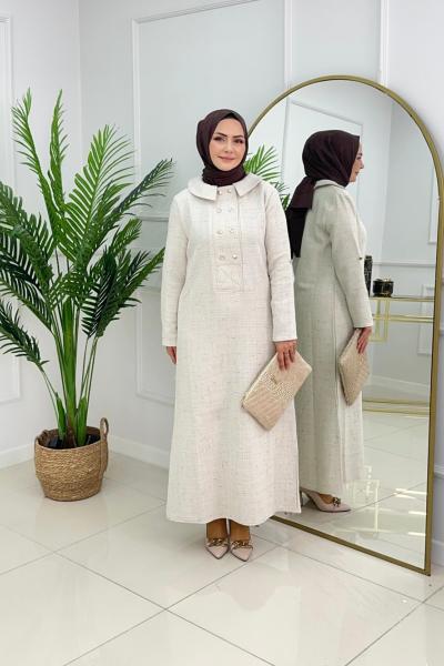 EDNA ELBİSE-BEJ