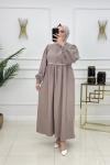 BİNNAZ MÜSLİN ELBİSE-VİZON