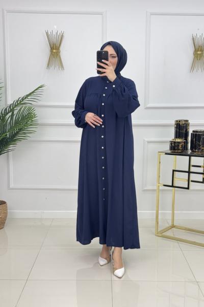 GÜLNAZ ELBİSE-LACİVERT