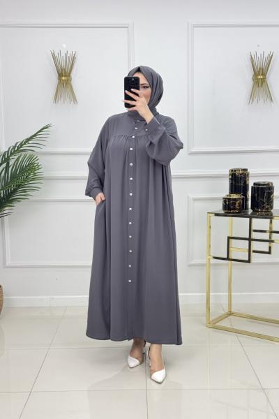 GÜLNAZ ELBİSE-ANTRASİT