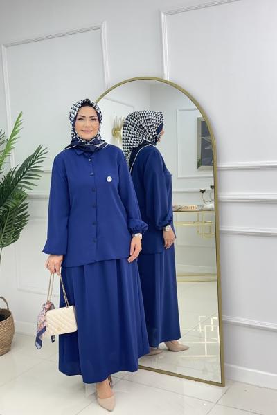 SELİN ETEKLİ TAKIM-LACİVERT