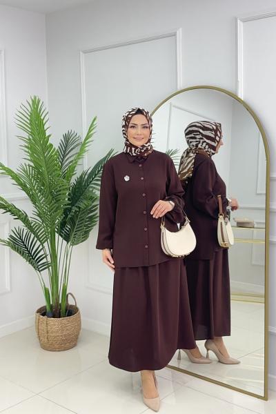 SELİN ETEKLİ TAKIM-ACI KAHVE