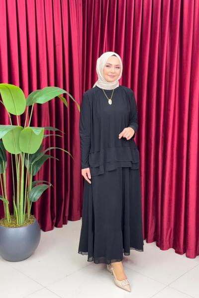 ASU ETEKLİ TAKIM - SİYAH