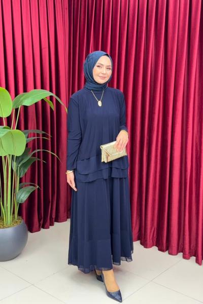 ASU ETEKLİ TAKIM - LACİVERT