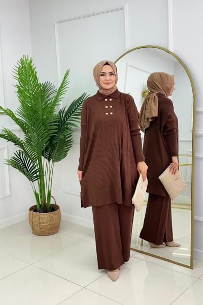 MİRAY TAKIM - KAHVERENGİ