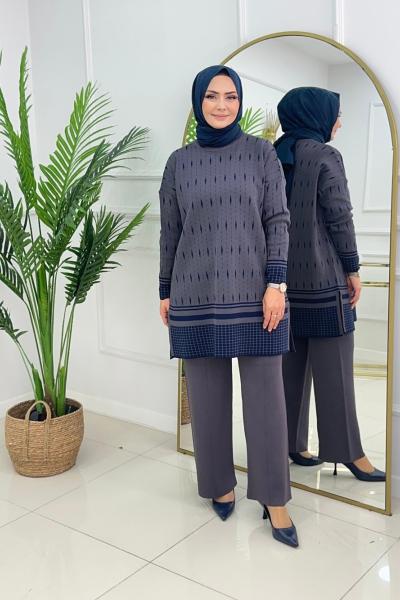 BİNNUR TRİKO TAKIM - ANTRASİT