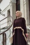 DİLRUBA ELBİSE - ACI KAHVE