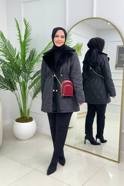 KAPİTONE MONT - SİYAH